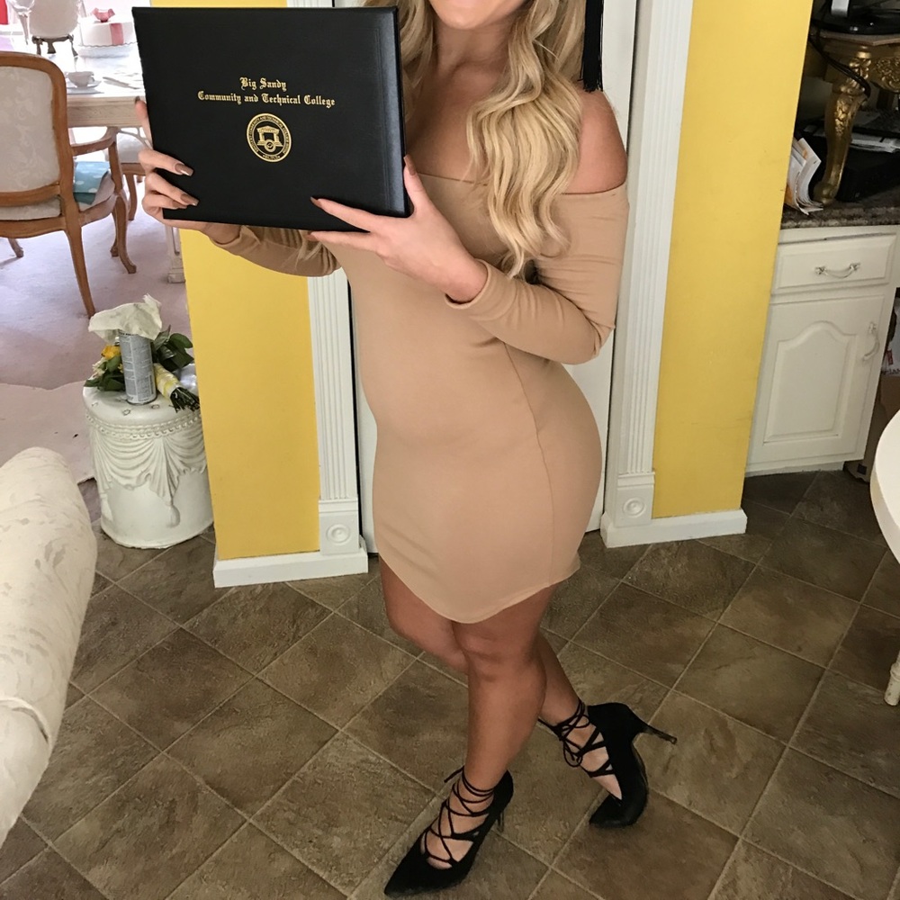 Missguided Off the Shoulder Dress